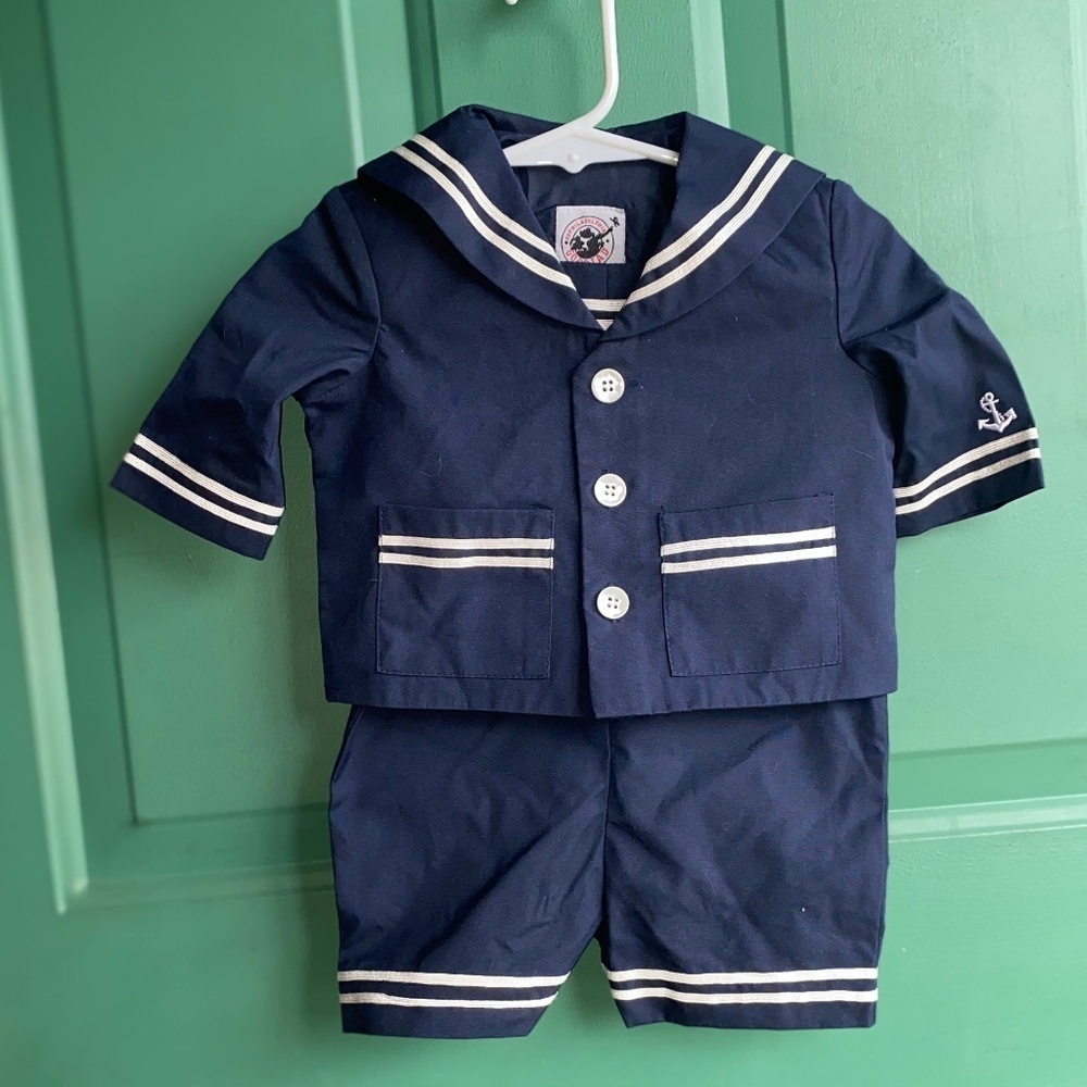 Good lad size 6/9 months adorable sailor outfit nwot